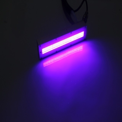 লেবেল প্রিন্টার UV LED কিউরিং ল্যাম্প 600W 395nm 220x20mm ওয়াটার কুলিং