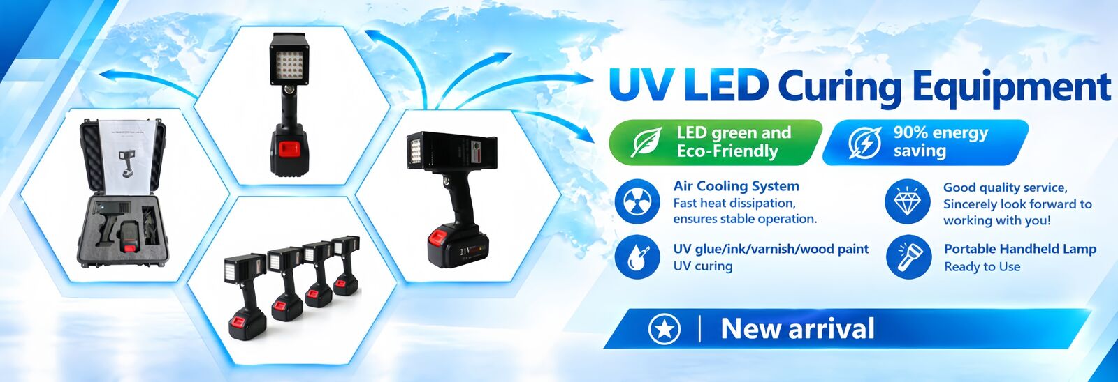LED UV নিরাময় বাতি