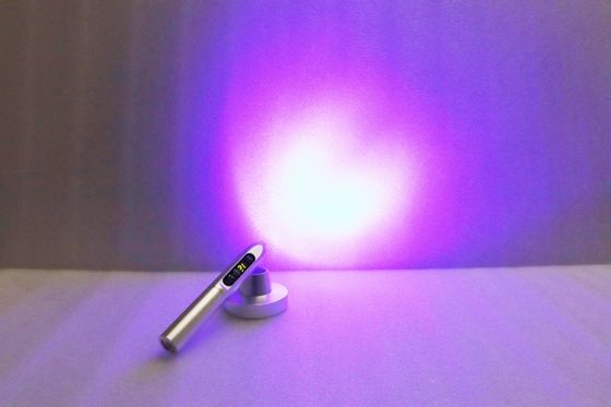 395nm UV ব্ল্যাকলাইট পেন টর্চ রিচার্জেবল ব্যাটারি 5W অতিবেগুনী পরিদর্শন ফ্ল্যাশলাইট