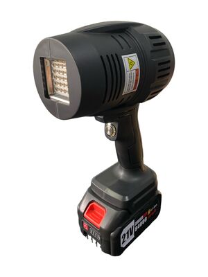 395 এনএম হ্যান্ডহেল্ড ইউভিএলইডি ল্যাম্প পোর্টেবল ইউভি এলইডি কুরিং ল্যাম্প বিভিন্ন শিল্পে যথার্থ রজন কুরিং এবং তেল মেরামত জন্য ডিজাইন করা