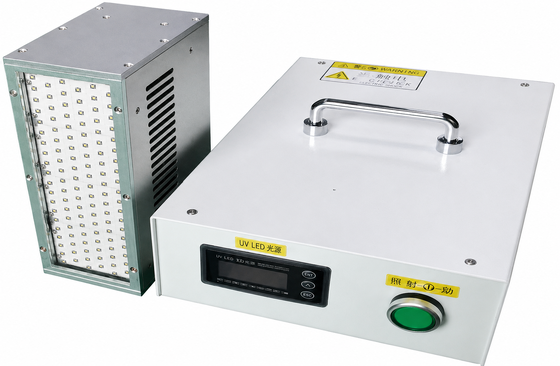 শিল্প 400W বায়ু-শীতল UV LED কুরিং লাইট 365nm / 385nm / 395nm / 405nm তরঙ্গদৈর্ঘ্যের সাথে